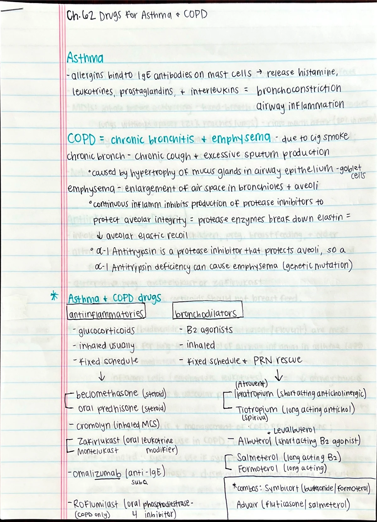Ch 62 Asthma COPD - Lehne's Pharmacotherapeutics For Advanced Practice ...