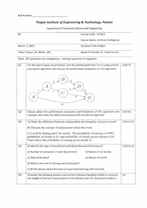 UCS411 Quiz 2025 Set A Answers and Explanations - Studocu
