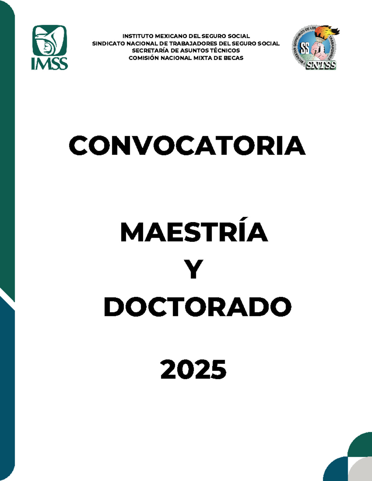 Convocatoria Maestría y Doctorado 2025 - MAESTRÍA Y DOCTORADO ...
