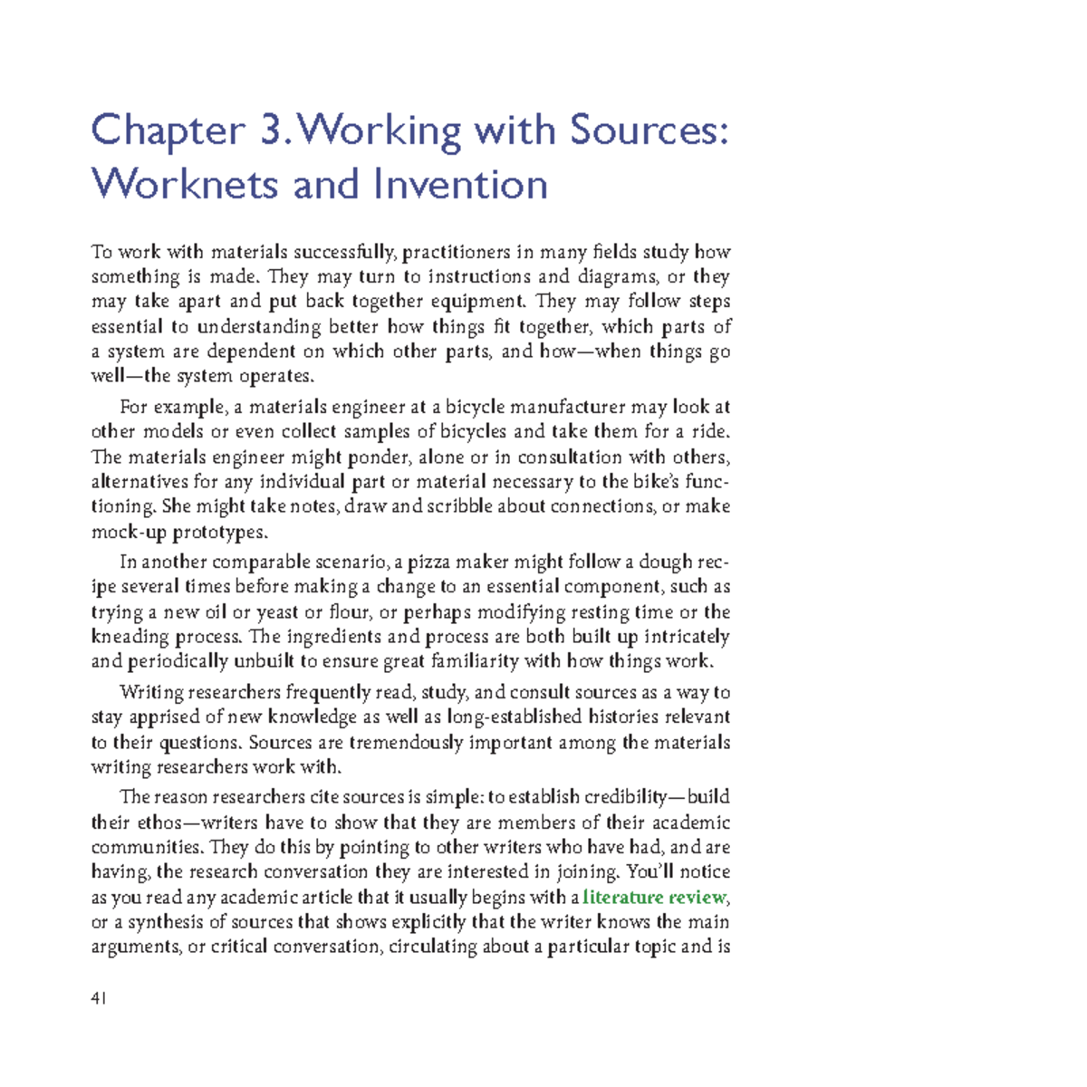 Working with Sources: Developing Worknets for Effective Research ...