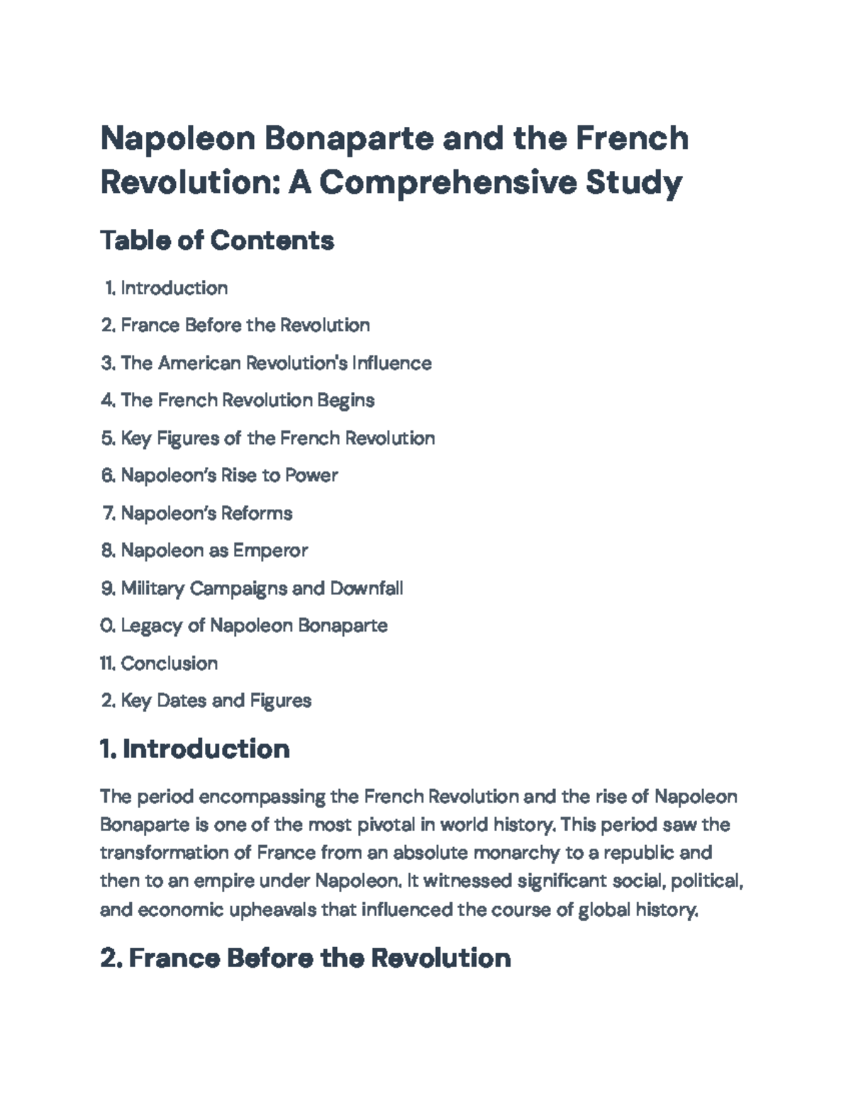 Napoleon Bonaparte and the French Revolution: A Detailed Analysis ...