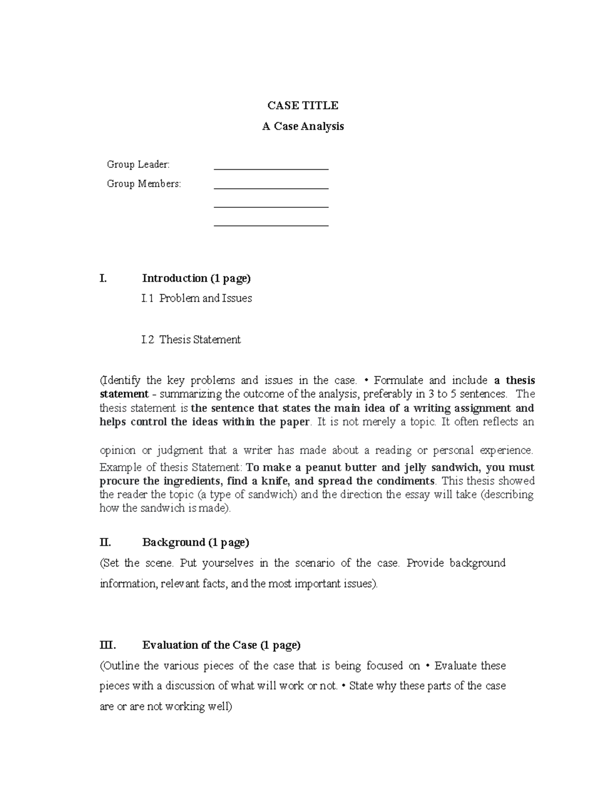 Format Case Analysis Oct 2024 Format Case Analysis Oct 2024 - CASE ...