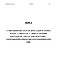 Administrativo Estado TEMA 8 2021: La red Internet y sus protocolos básicos