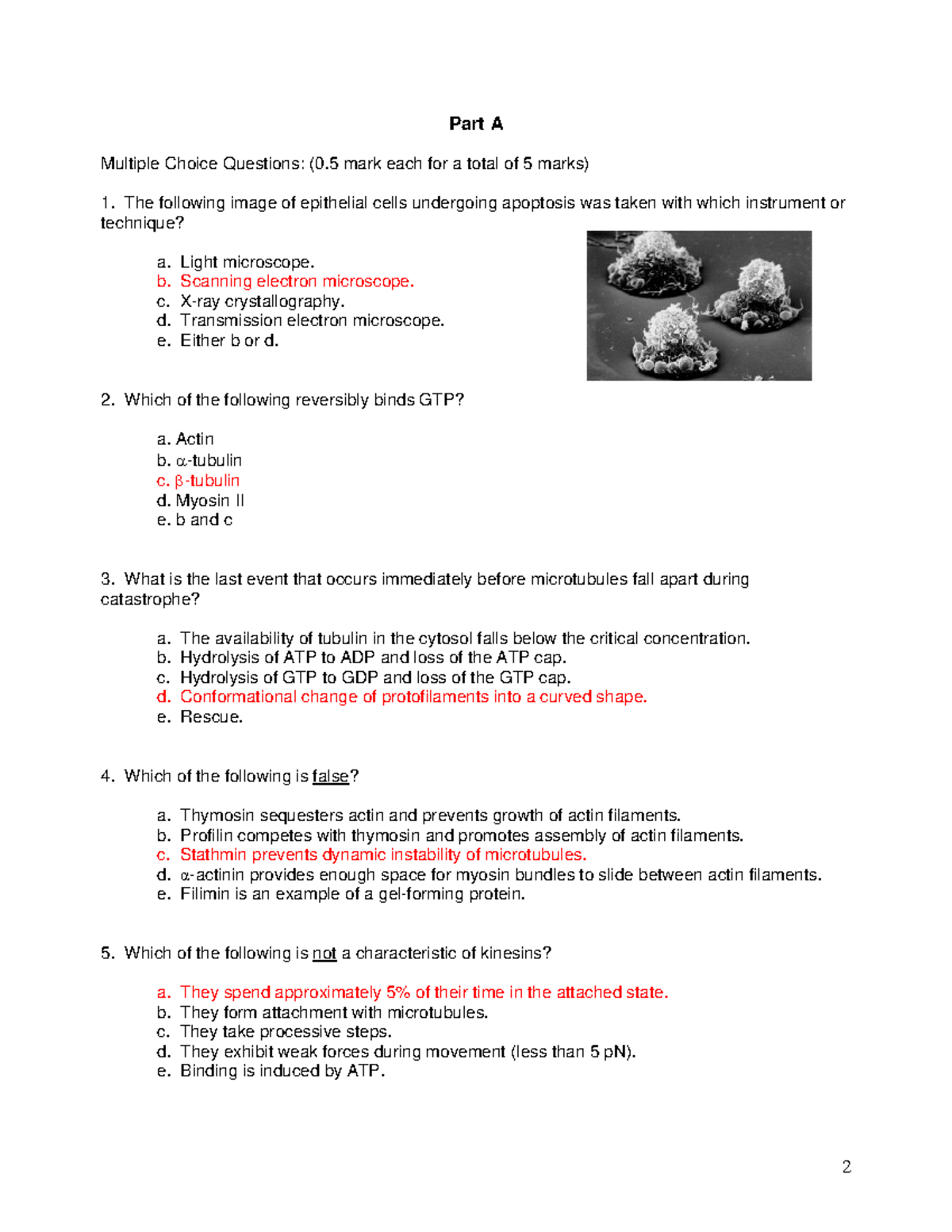 Midterm 1 BIOL 2010: Questions & Answers with Detailed Explanations ...