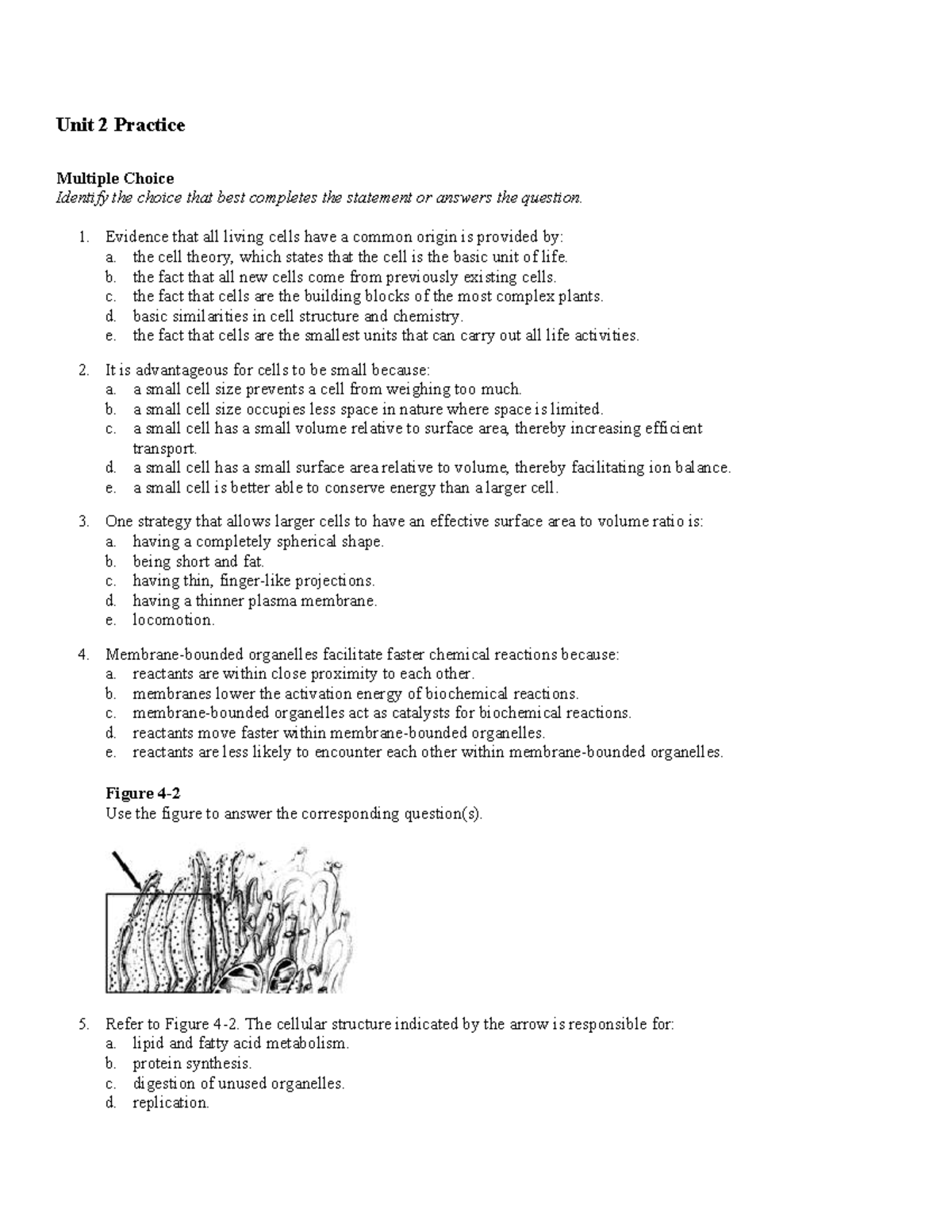 Unit 2 MCQ & FRQ Practice Questions and Answer Key - Studocu