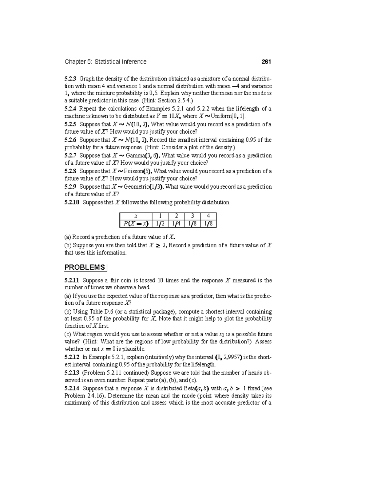 Chapter 5: Statistical Inference and Predictions in Calculus Notes ...