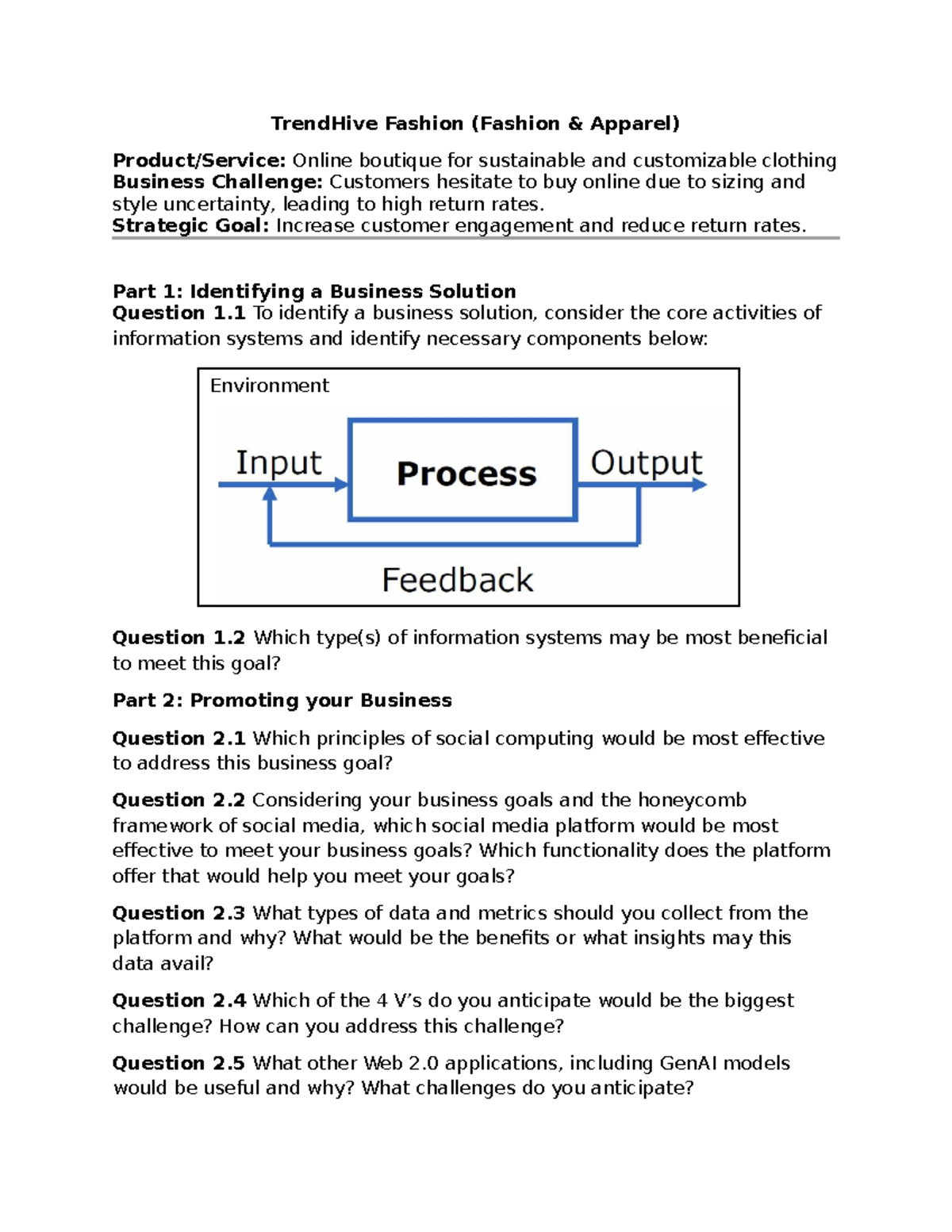 Case Study: Trend Hive Fashion (Fashion & Apparel) Business Solutions ...