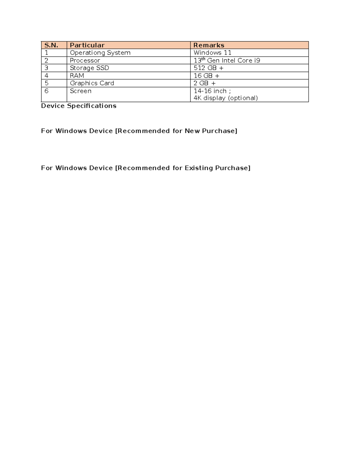Device Specification - Draft - Information Technology - S. Particular ...