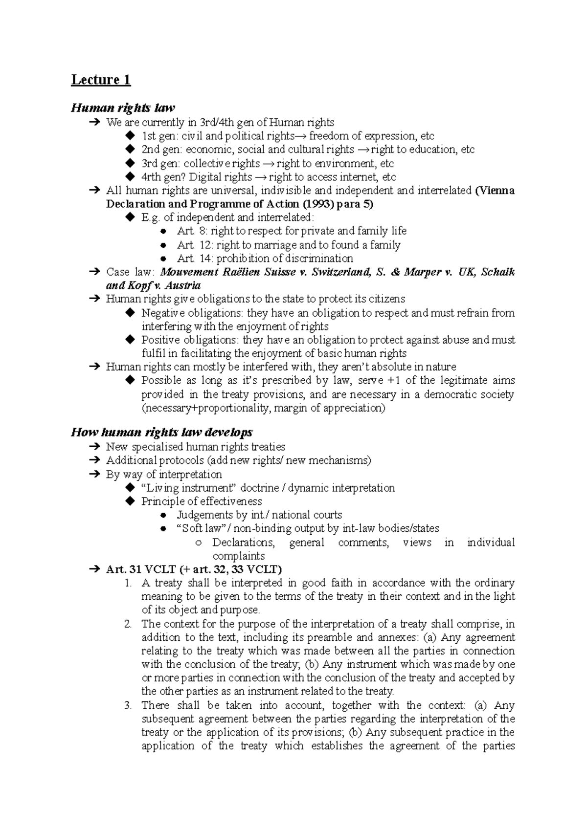 DPHR 101: Lecture 1 - Overview of Human Rights Law and Digital Rights ...