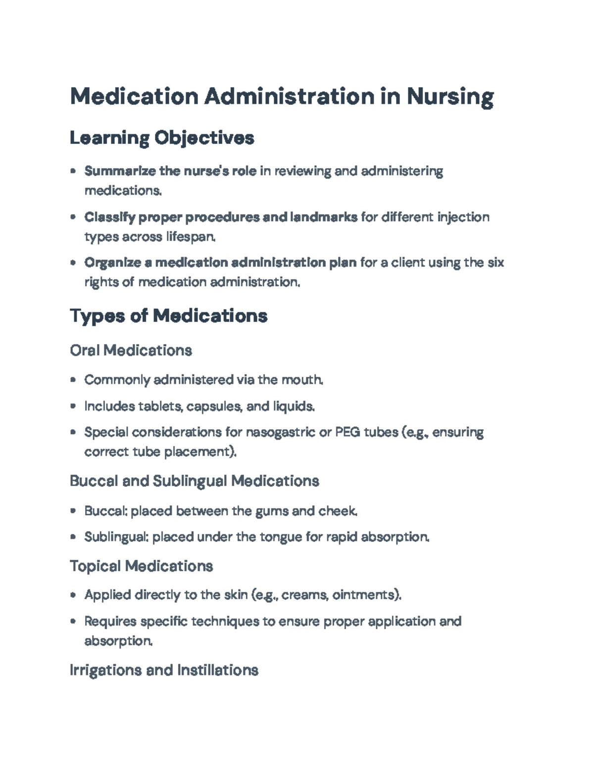 Medication Administration for Nurses: Procedures and Best Practices ...