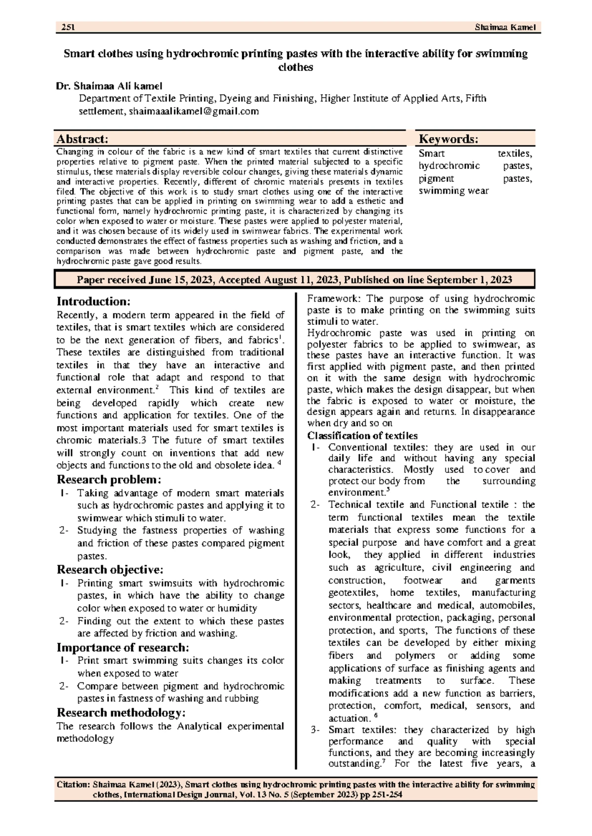 234-800A - Hydrochromic Paint: Applications and Functionality Summary ...