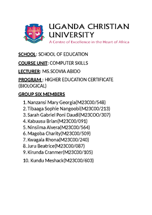 Computer work - basic computing guide - Qn1 a) Interactive computing ...