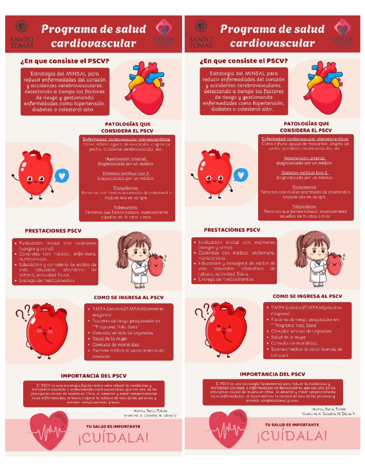 Infografía sobre el PSCV: Estrategia de Salud Cardiovascular - Studocu