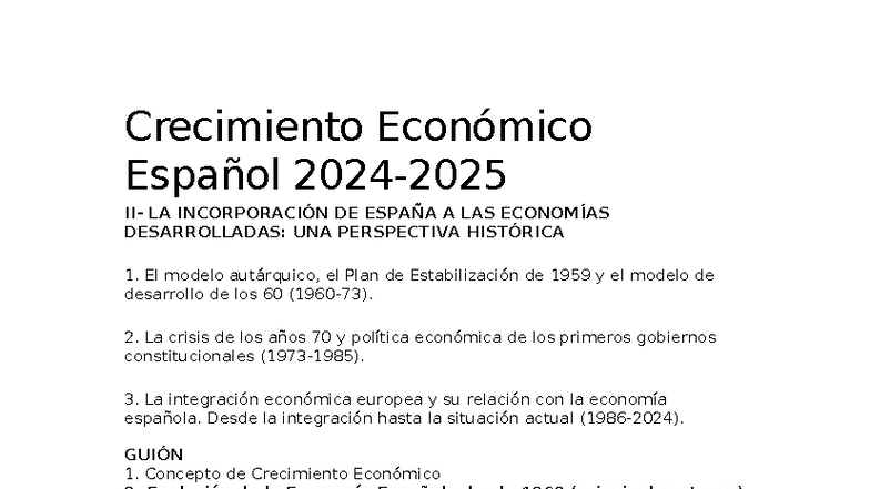 Crecimiento Económico Español: Análisis Histórico y Perspectivas 2024 ...