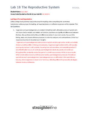 BIO202+Lab+15 - Coursework for Bio 202 - Student Name: Clara Stoll ...