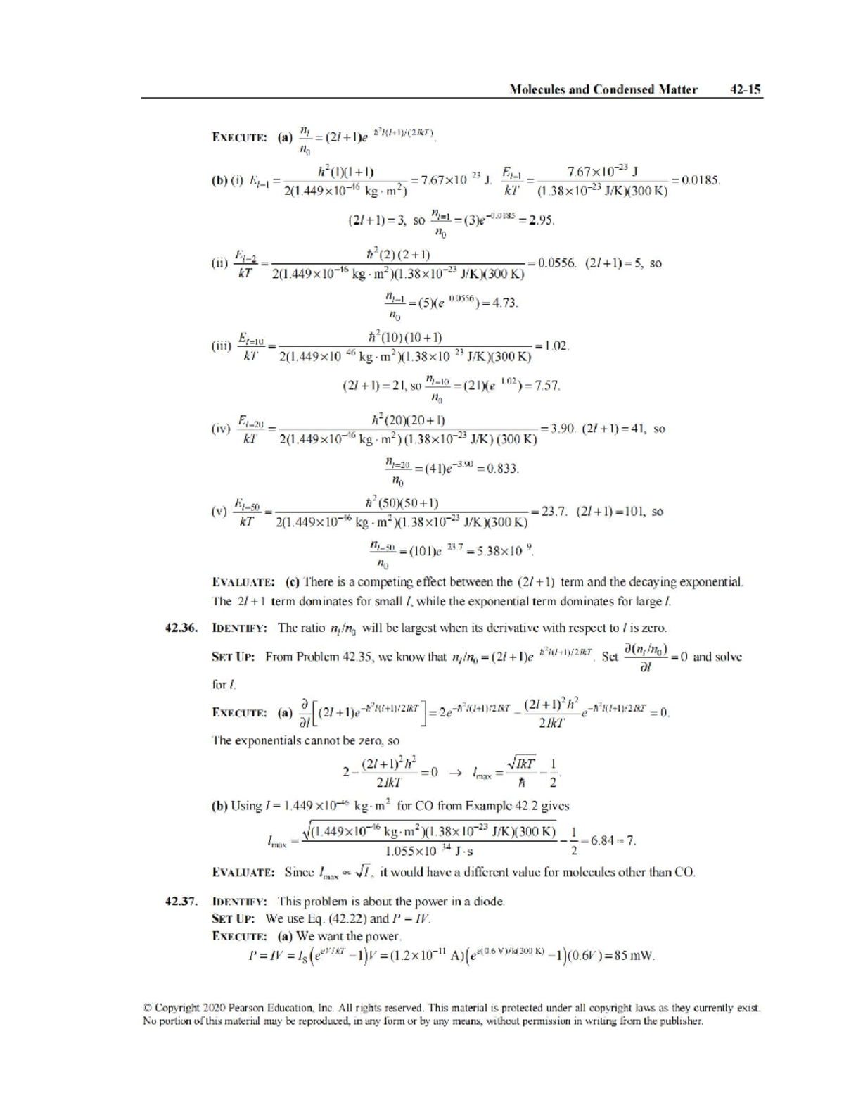 Molecules and Condensed Matter: Solutions for University Physics (15th ...