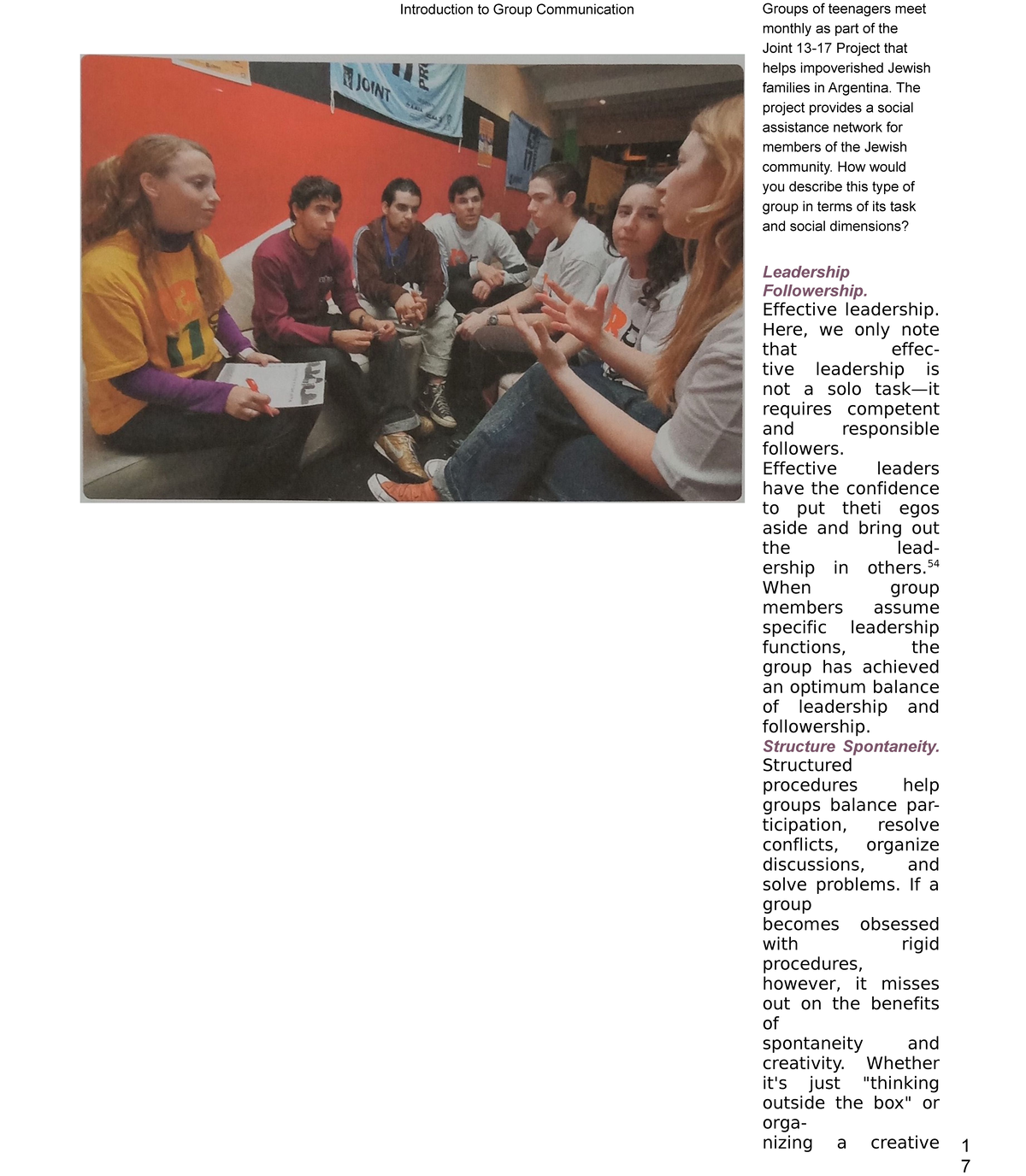17 - Group Dynamics and Leadership in Social Projects - Studocu