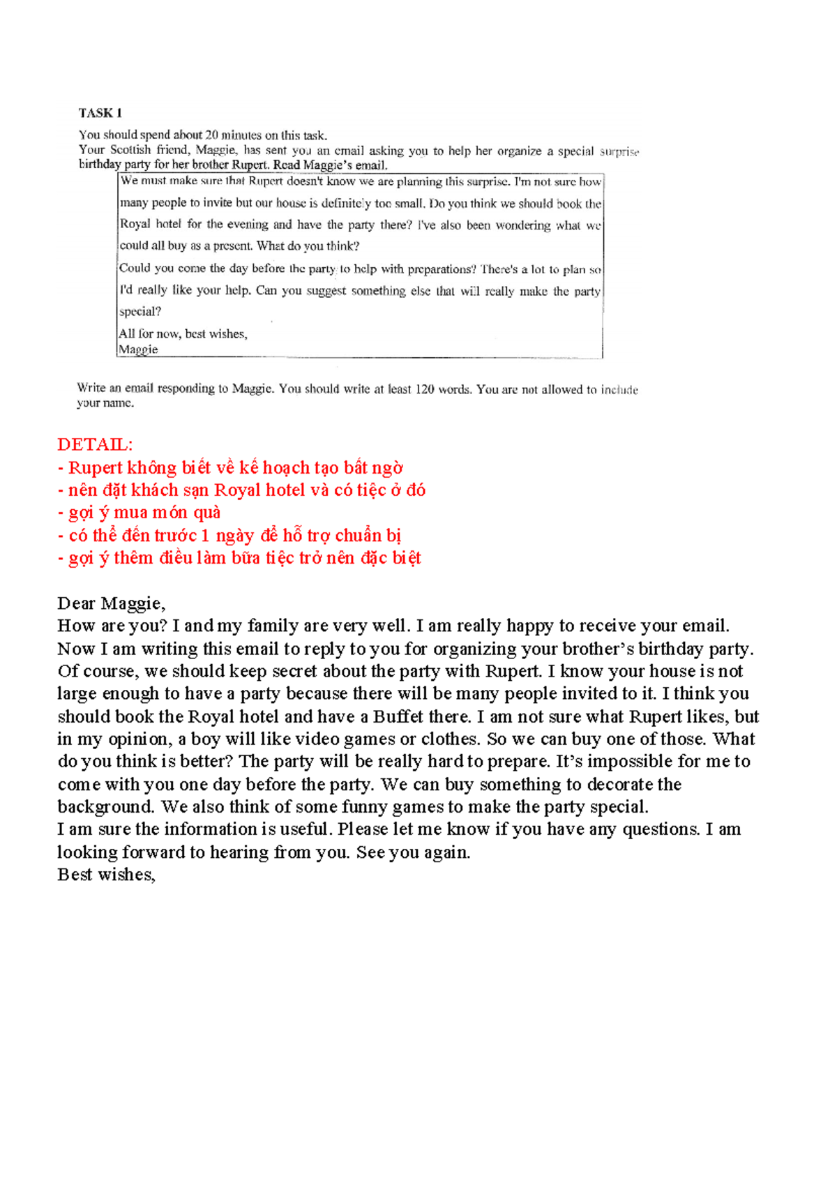 Writing-3 - luat - DETAIL: Rupert không biết về kế hoạch tạo bất ngờ ...