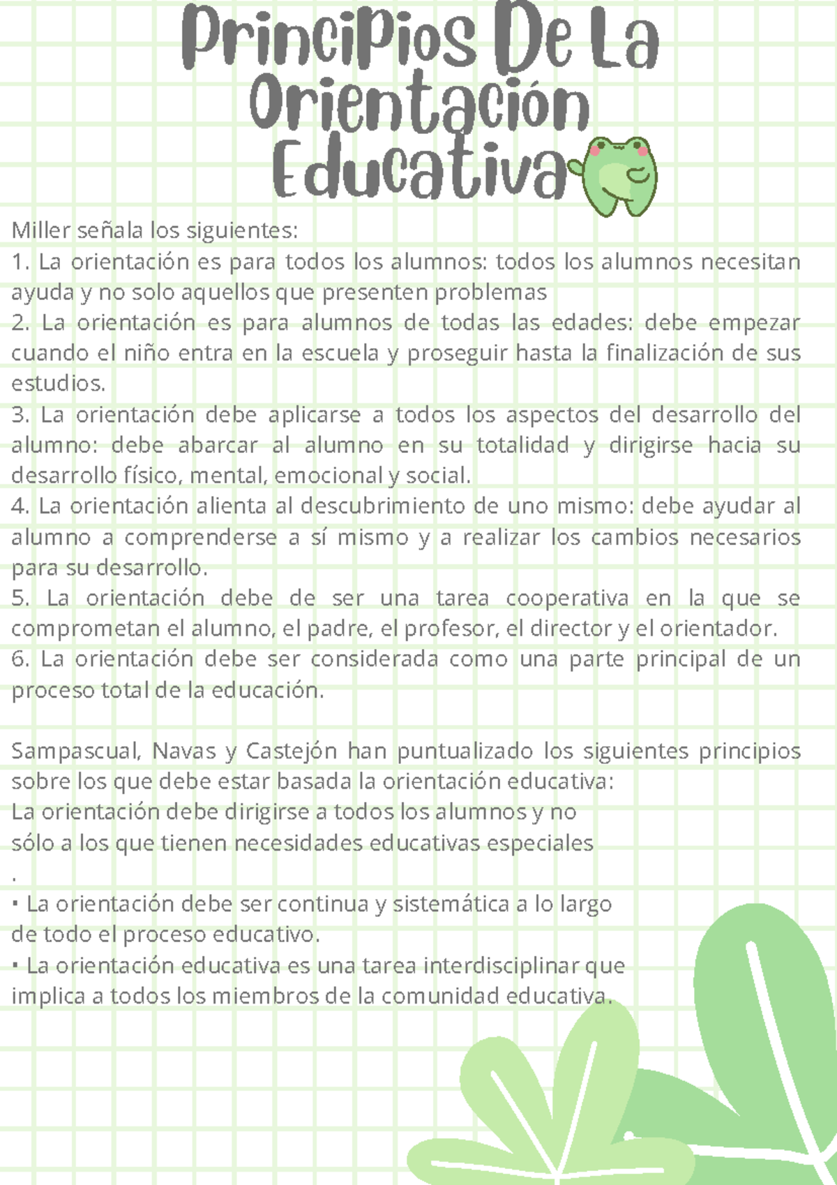 Principios de la Orientación Educativa: Un Enfoque Integral y ...