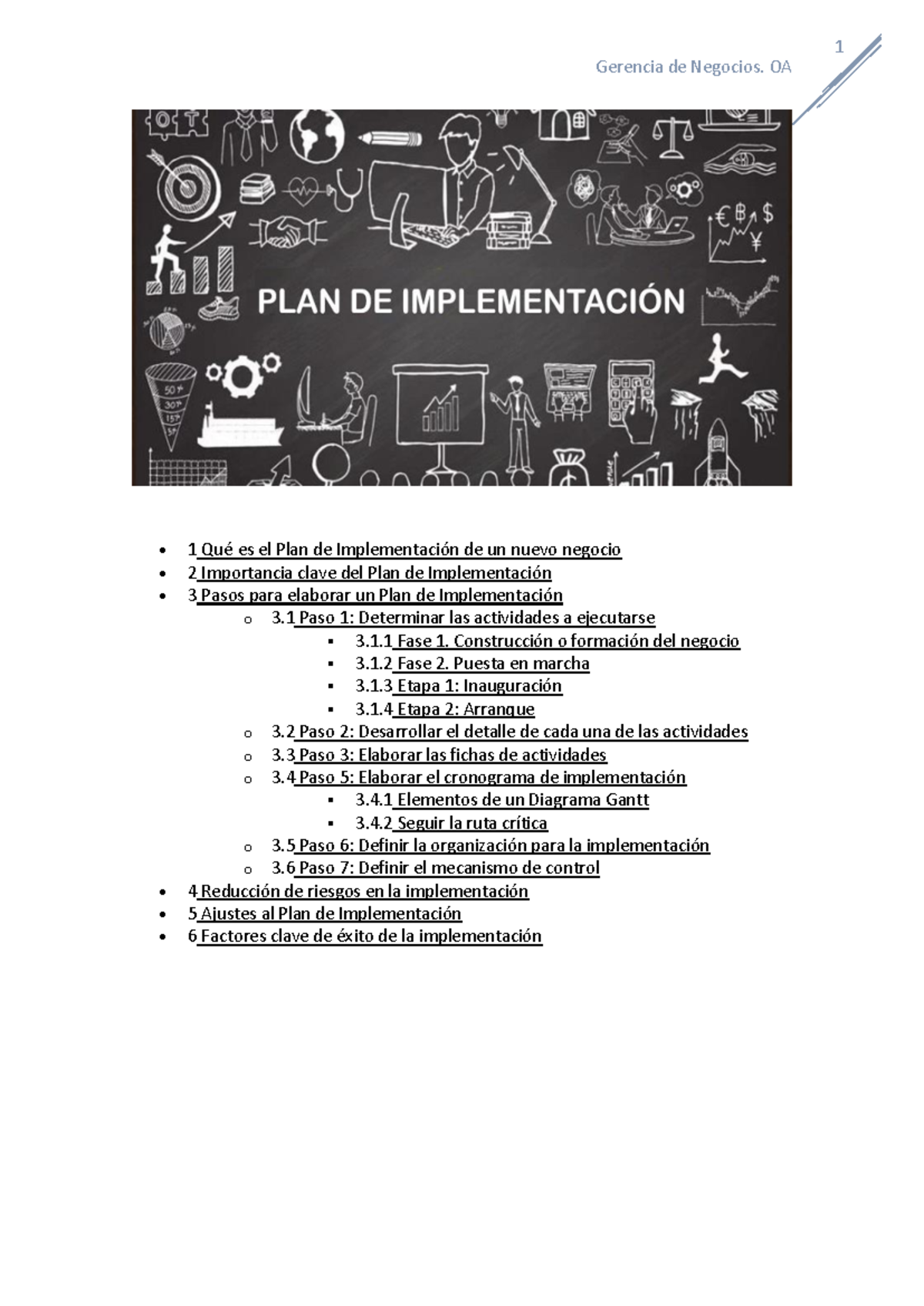 S11.2 Guía Completa para el Plan de Implementación Empresarial - Studocu, image size:1200x1696