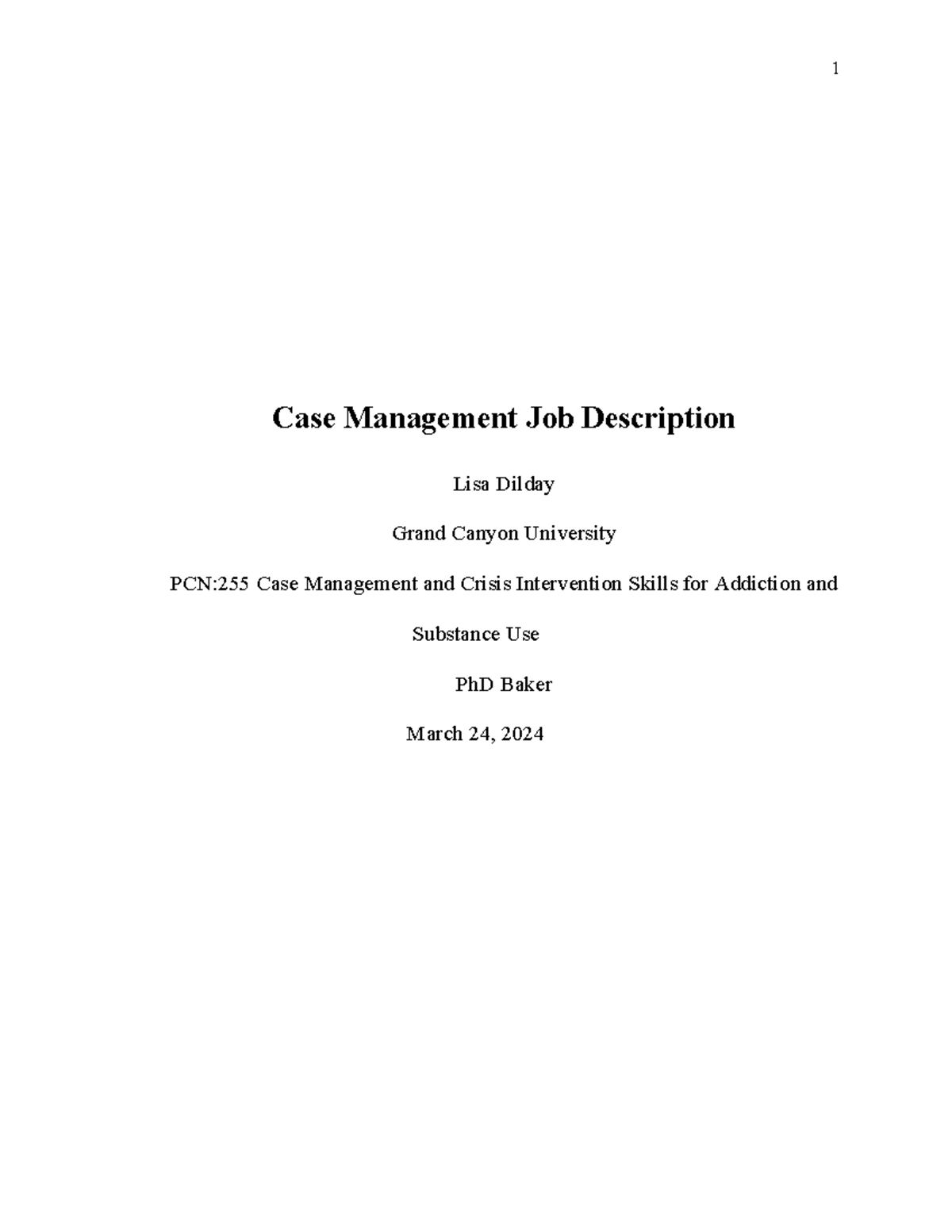 Case managers job description - Case Management Job Description Lisa ...