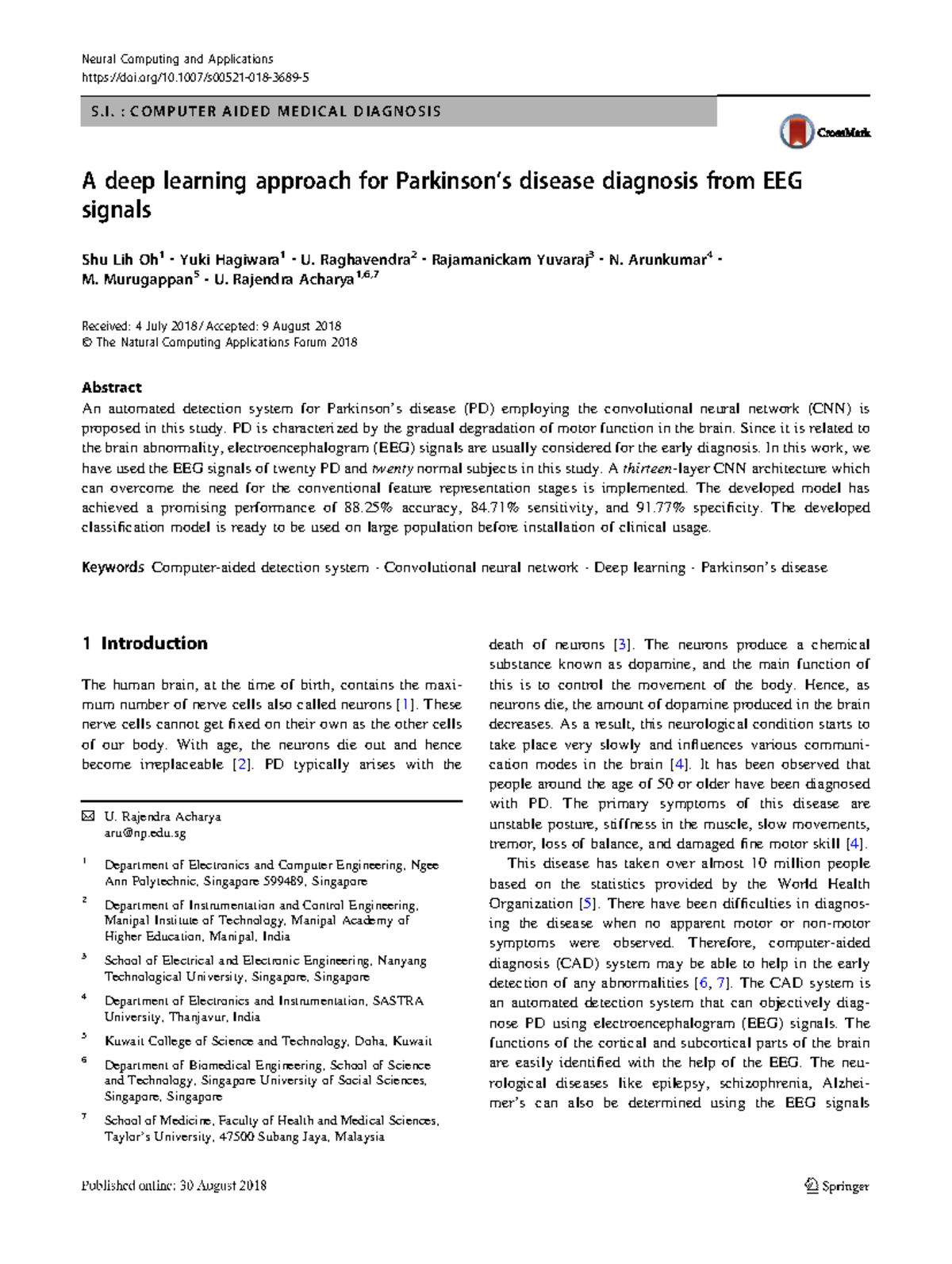 2018-A deep learning approach for Parkinson’s disease diagnosis from ...