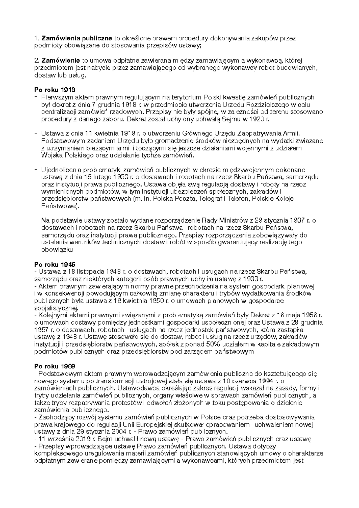 Notatki z Prawa Zamówień Publicznych (PZP) - Kluczowe Aspekty i ...