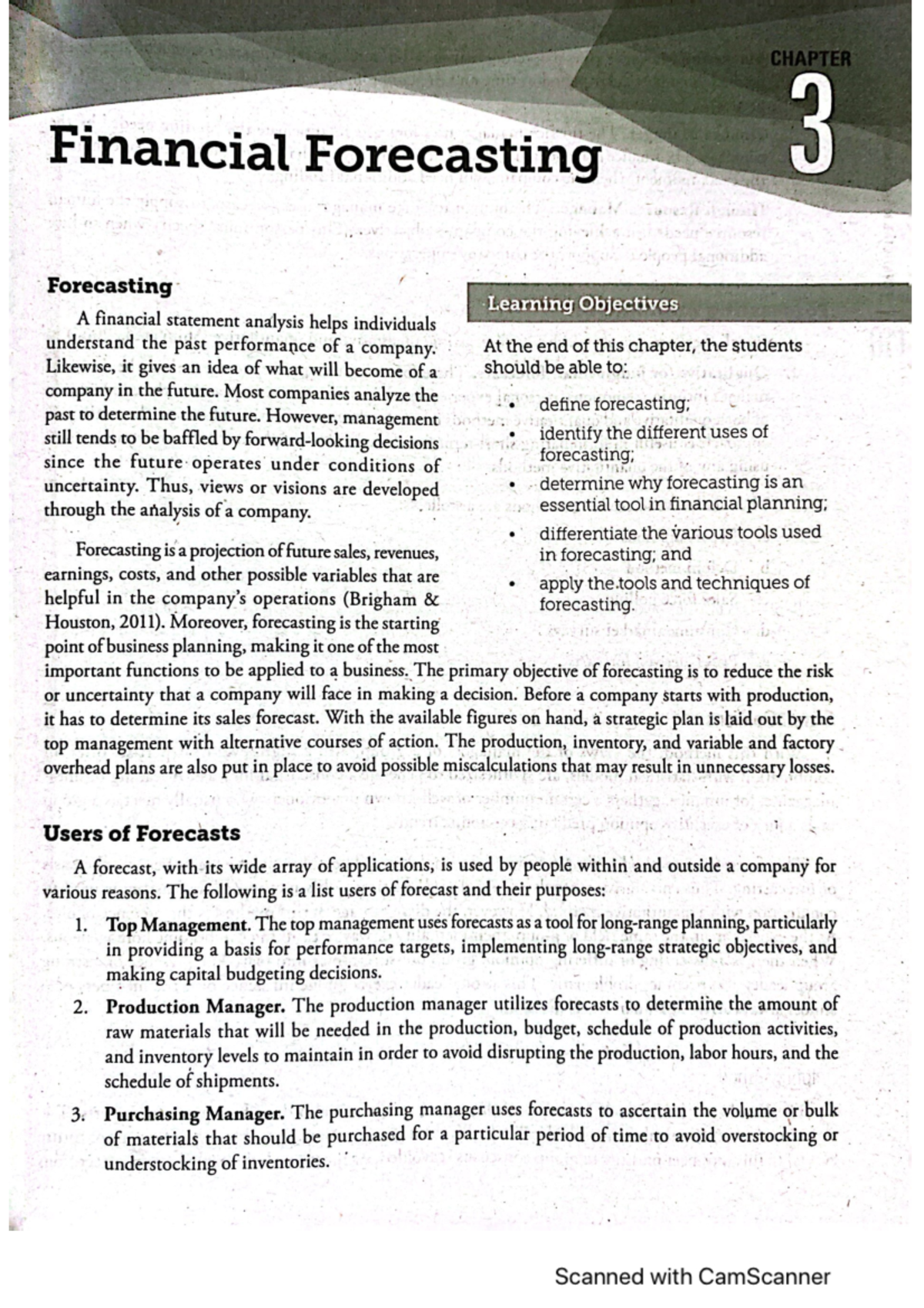 3-Financial-Forecasting-Chapter-Insights-and-Applications - Studocu