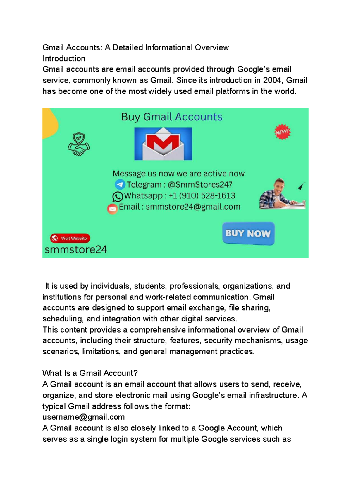 Gmail Accounts: A Comprehensive Overview of Features & Management - Studocu