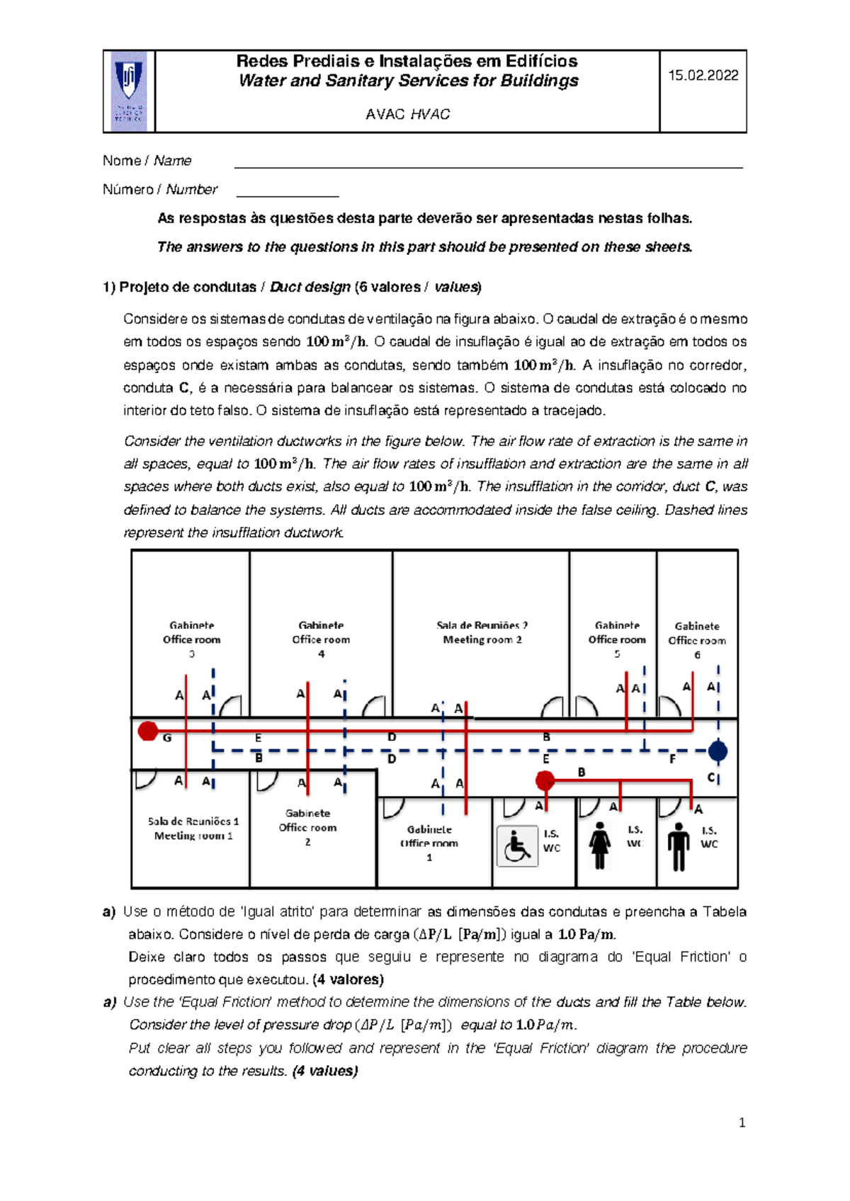 HVAC Solutions: RPIE 2022 Exam Duct Design and Air Distribution - Studocu