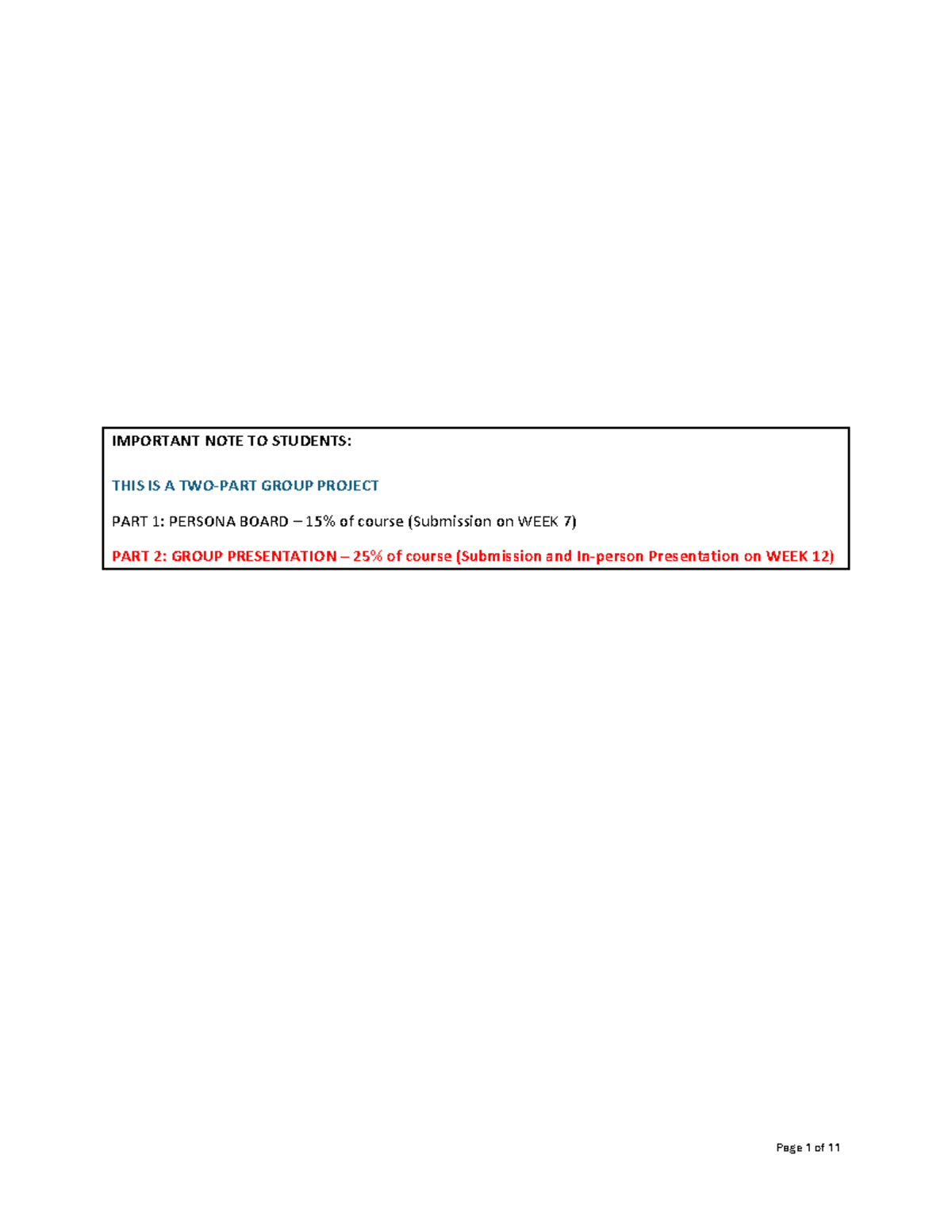 CC0015 AY25-26 S1 Group Project Part 2: Group Presentation Guide - Studocu