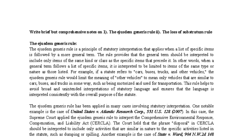 Company Law D: Comprehensive Notes on Statutory Interpretation ...