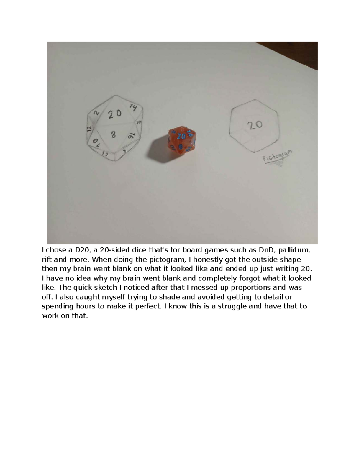 Document 43 - Assignment: Reflections on D20 Dice Design - Studocu
