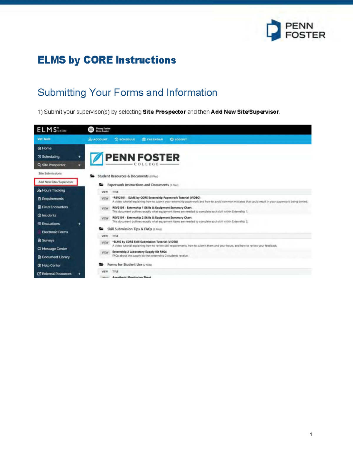 ELMS CORE Clinical Externship Submission Instructions - Studocu