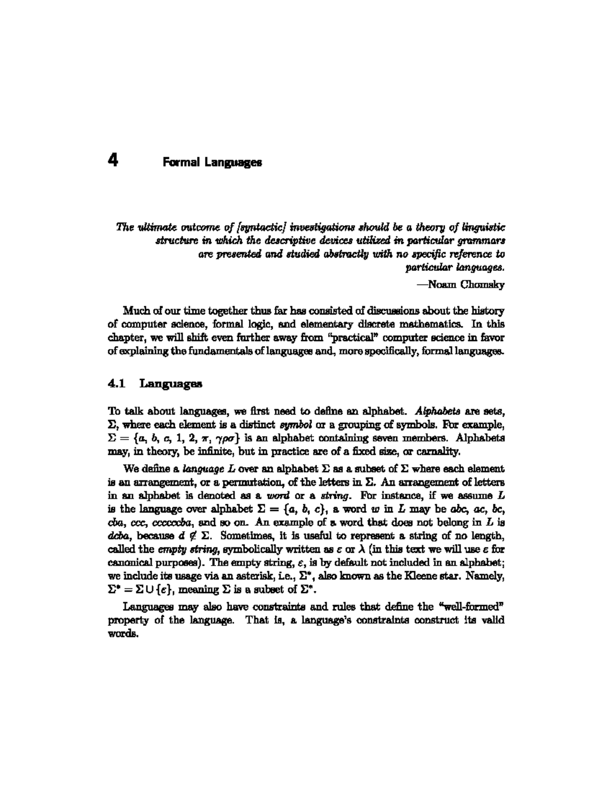 Formal Languages: Understanding Linguistic Structures and Grammars ...