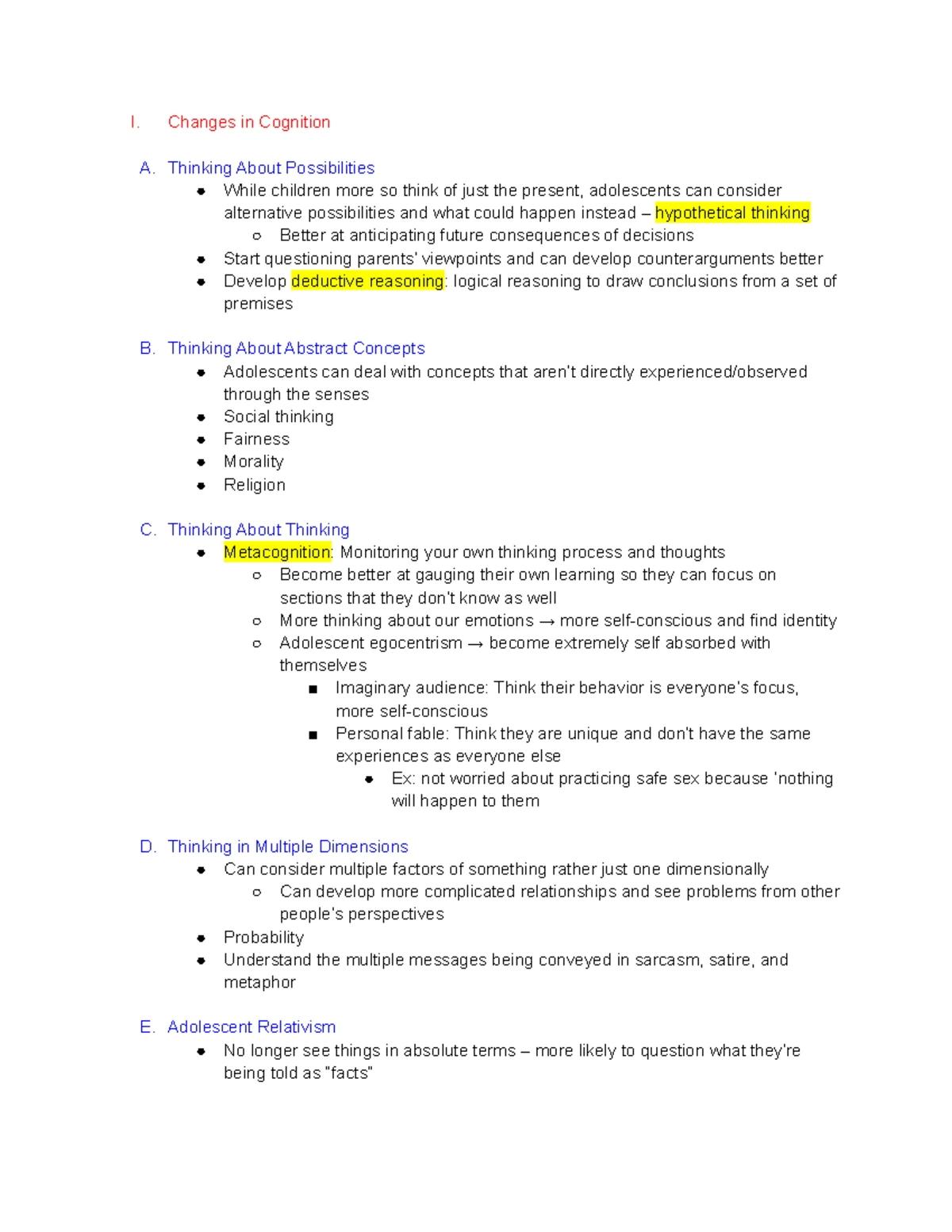 Comprehensive Guide to Social Transitions in Adolescence (Course Code ...