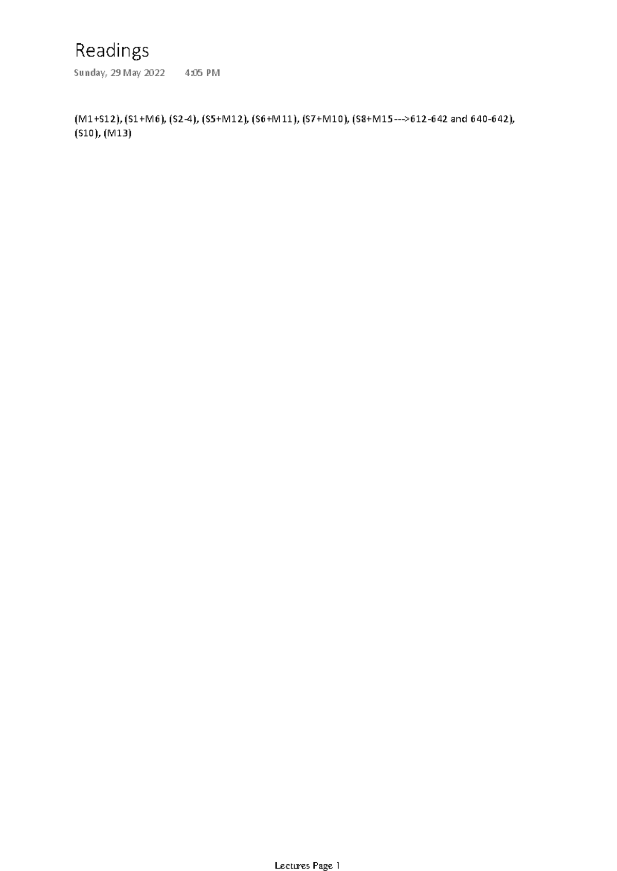 PSYU2247 - All lecture notes from semester one - (M1+S12), (S1+M6), (S2 ...