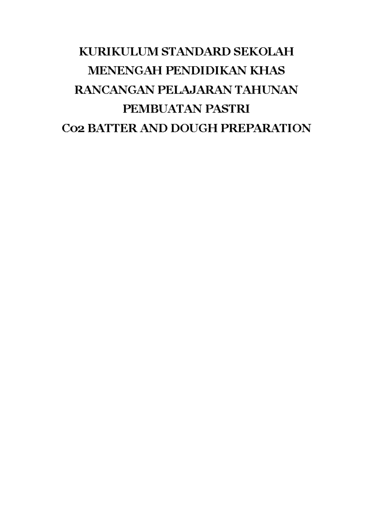 RPT C02: Rancangan Pelajaran Tahunan Pemb. Pastri 2025-2026 - Studocu