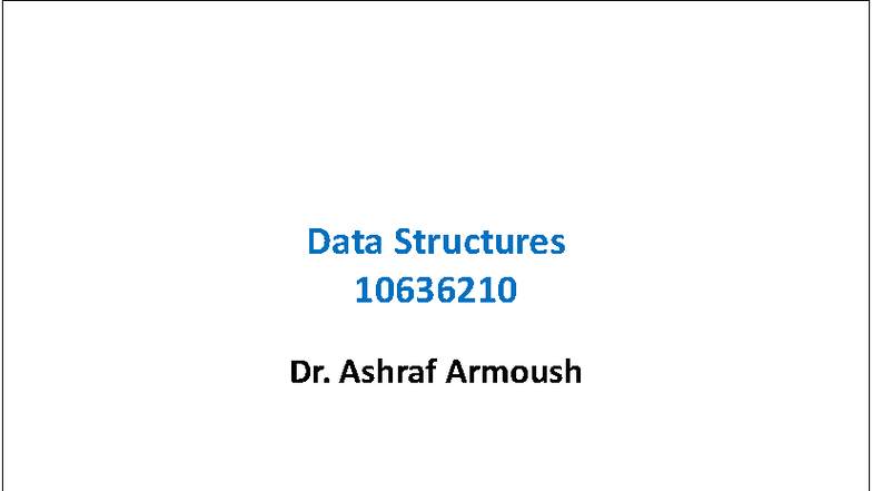 Data Structures 10636210 Chapter 04: Queues Overview and Implementation ...