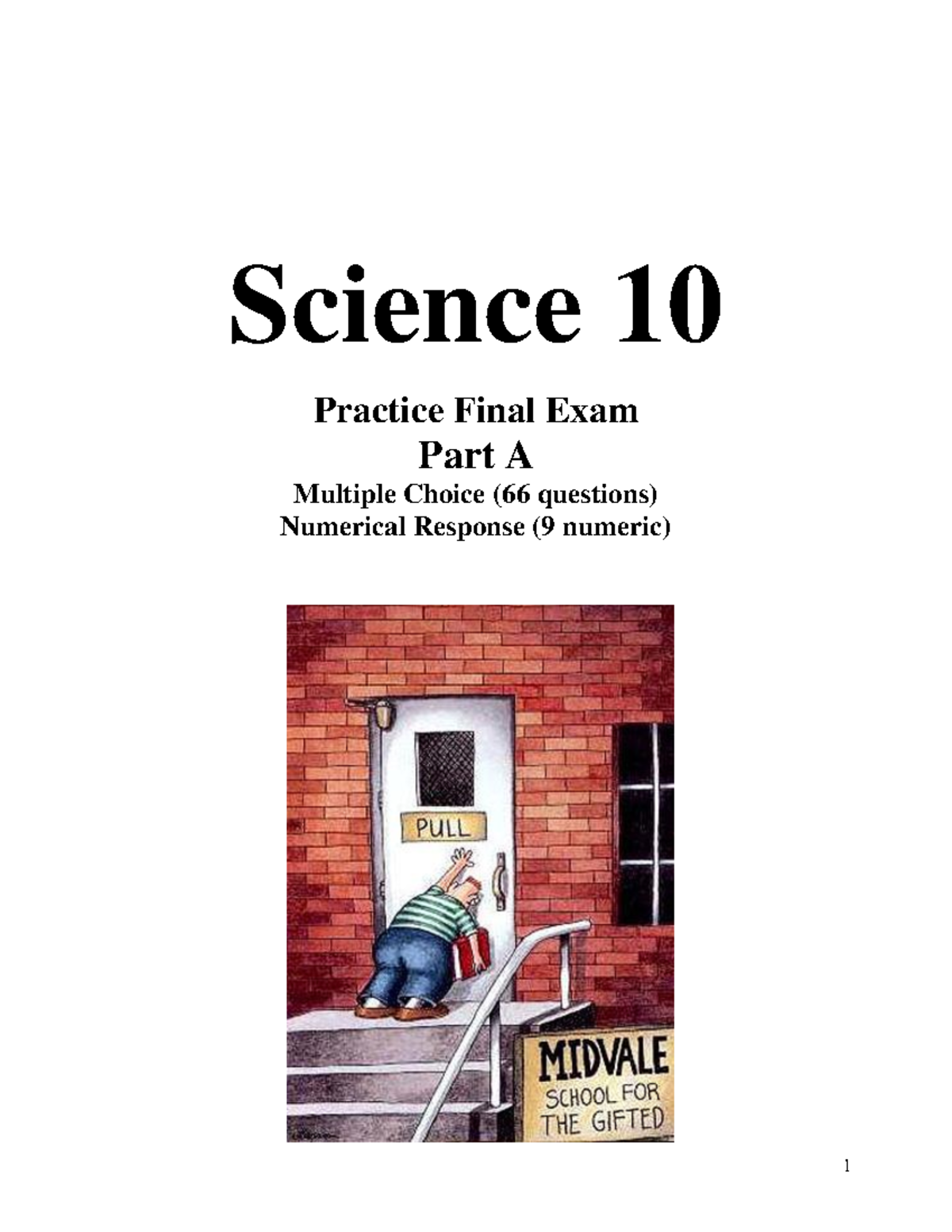 Science 10 Practice Final Exam Review Questions and Answers - Studocu