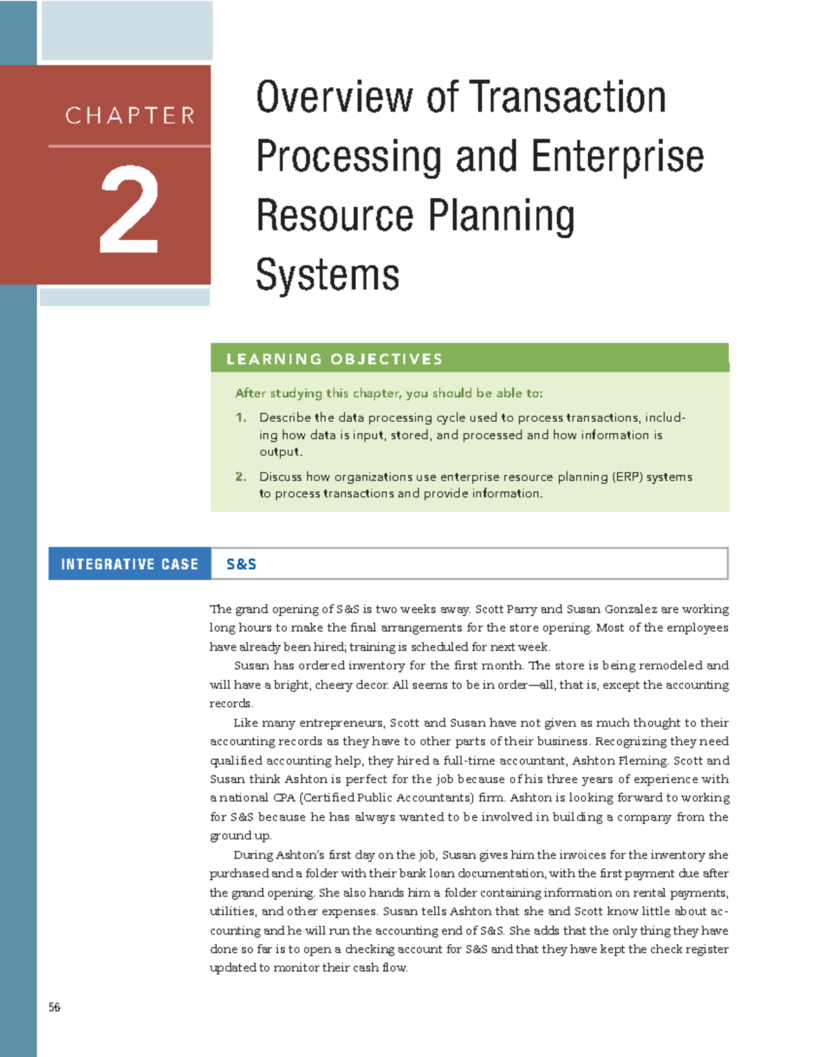 Overview of Transaction Processing & ERP Systems (Ch02) - Studocu