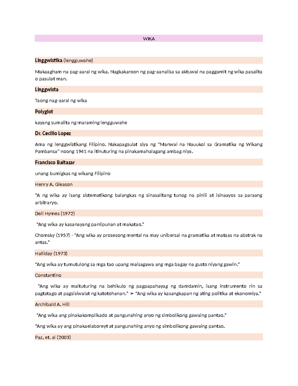 EED FiL - Lecture Notes on the History and Development of Filipino ...