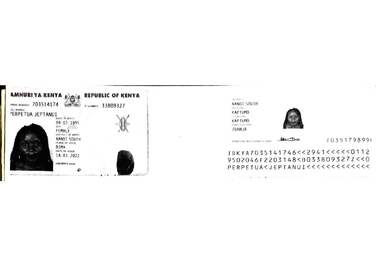 AMHURIYA KENYA: Academic Transcript & Certificates for Perpetua ...