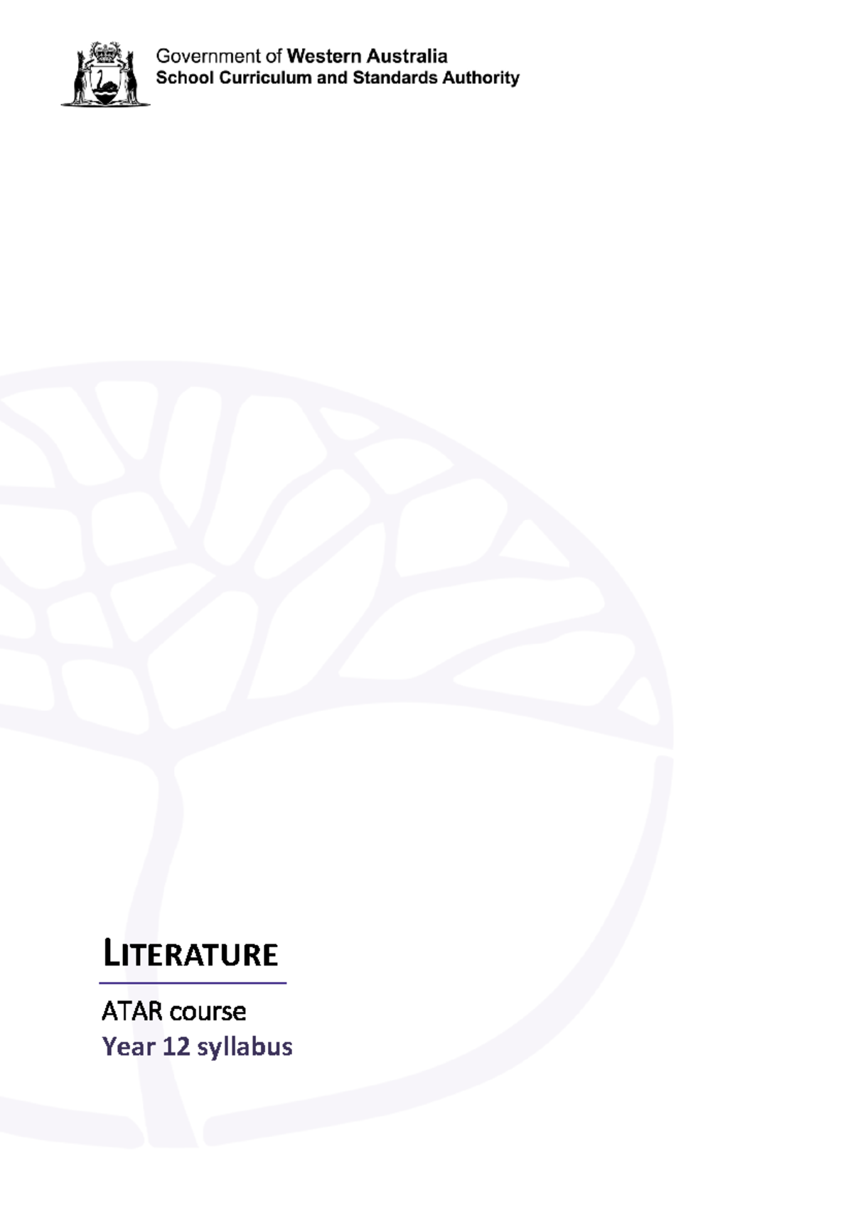 Literature ATAR Year 12 Syllabus Overview (Effective Jan 2024) - Studocu
