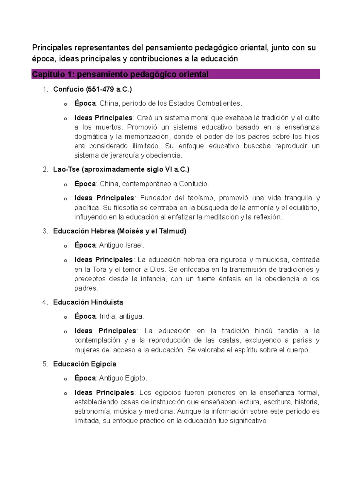 Resumen Pedagogía: Reflexiones sobre Educación y Sociedad - Studocu