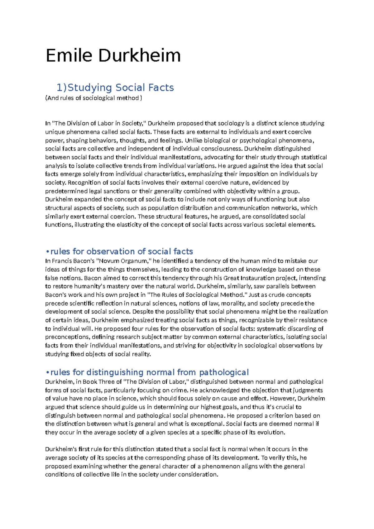 Granovetter - Summary of Economic Action & Social Structure (ECON 101 ...