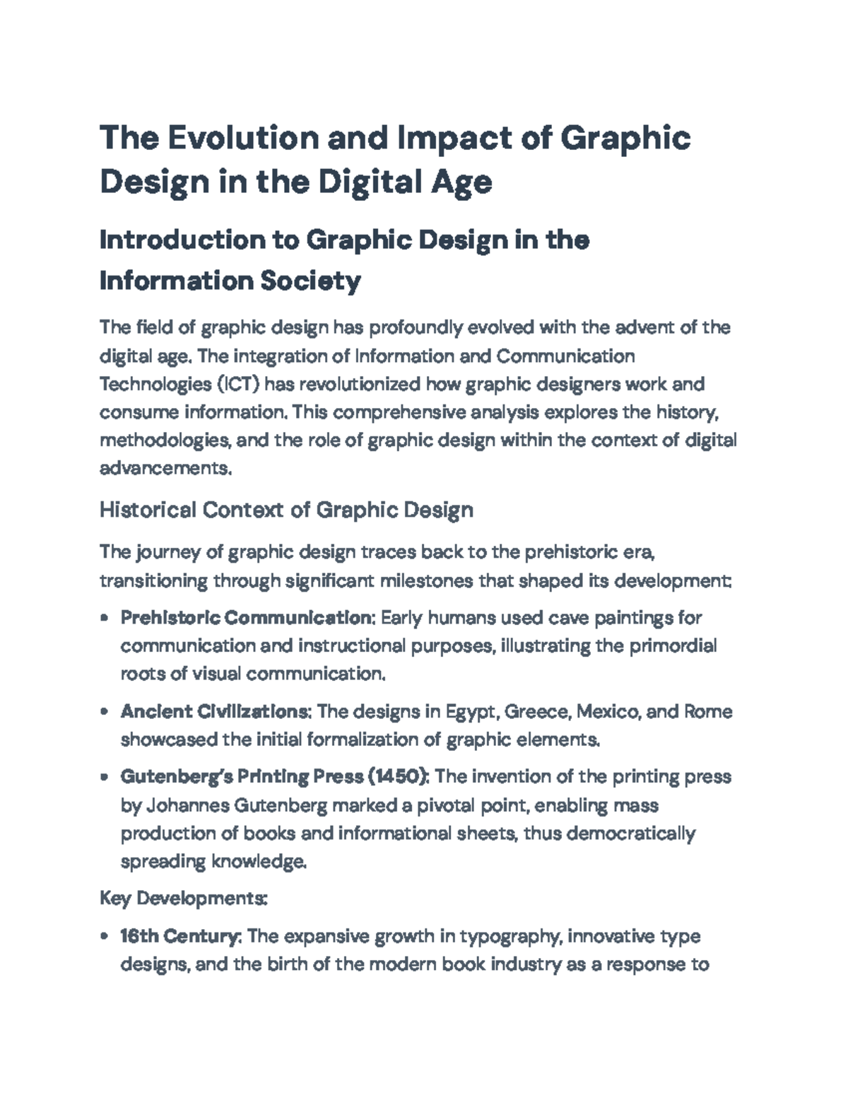The Evolution and Impact of Graphic Design in the Digital Age - The ...