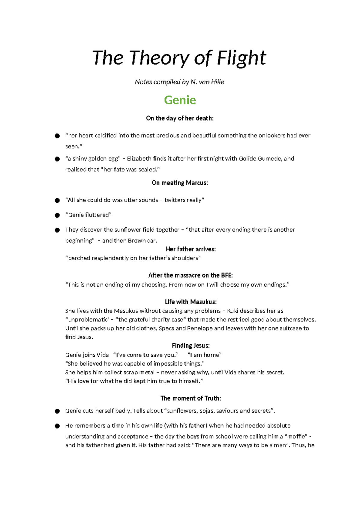 The Theory of Flight Final Notes (C10) - Studocu