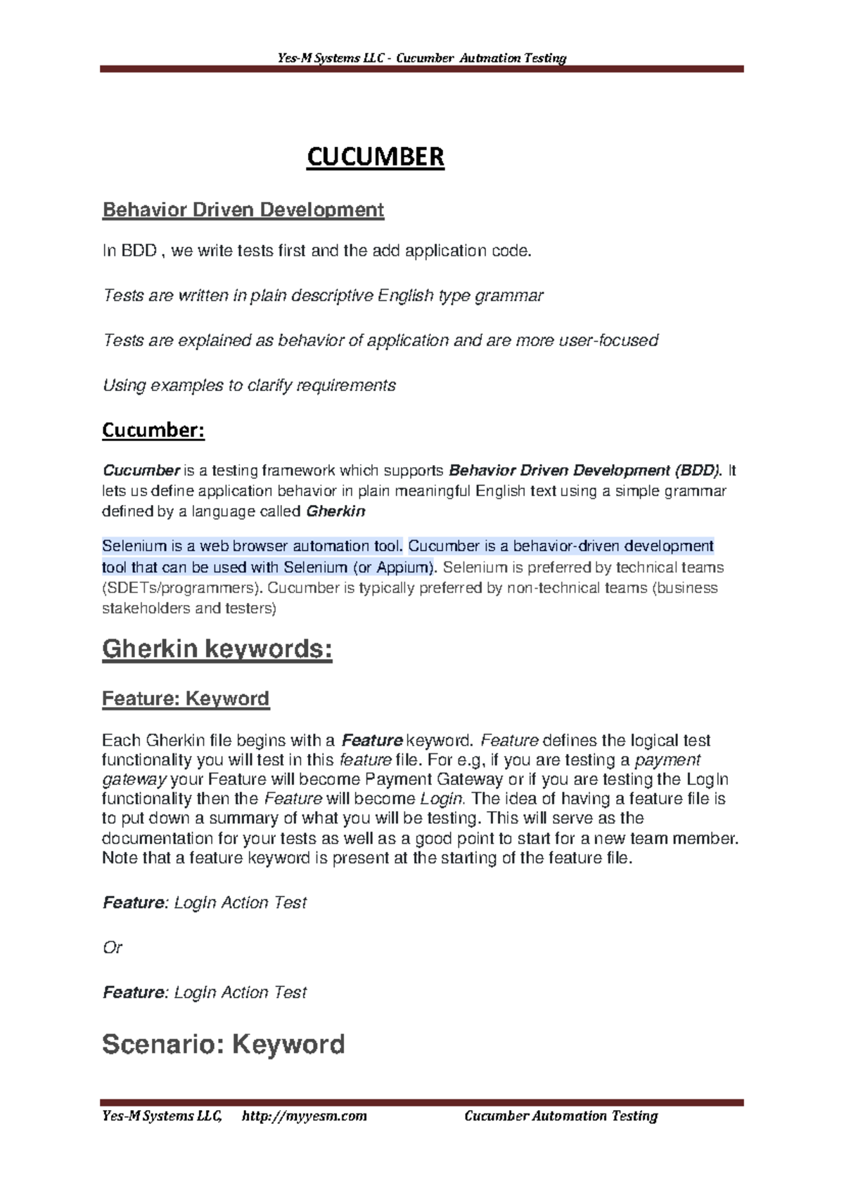 Cucumber (1) - efdsfds - CUCUMBER Behavior Driven Development In BDD ...