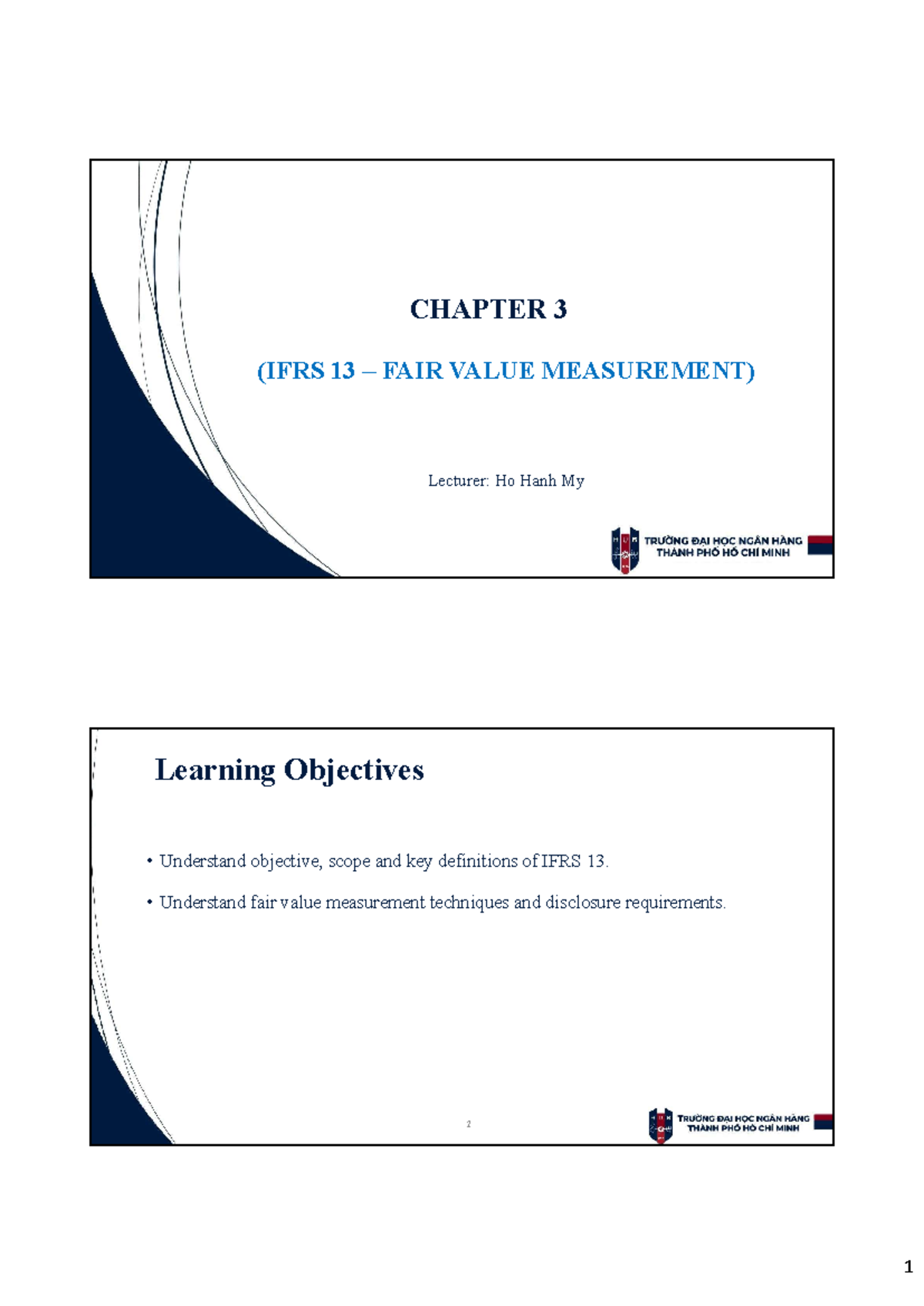 C3-IFRS 13 - HLLUG - CHAPTER 3 (IFRS 13 – FAIR VALUE MEASUREMENT ...